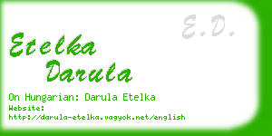 etelka darula business card